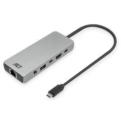 Docking station act ac7095 grå