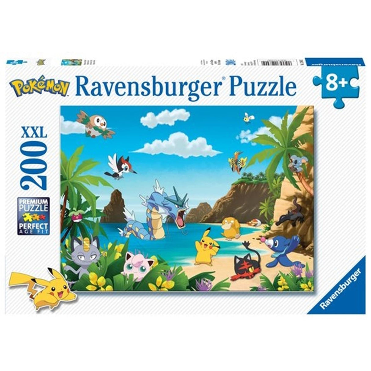 Ravensburger puslespil pokemon - puslespil - 200 brikker