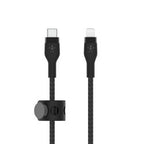 Belkin ladekabel caa011bt3mbk sort usb-c han til apple lightning