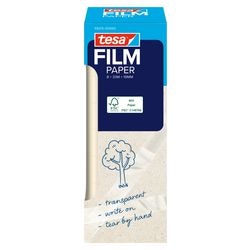 Tesa film paper - transparent adhesive tape, 8 rolls, 19 mm x 33 m