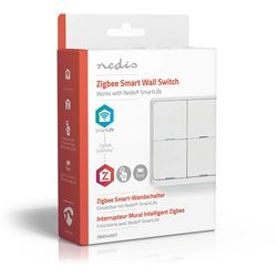Nedis smartlife vægafbryder - zigbee 3.0 - vægmontering - android ios - plastik - hvid