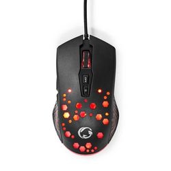Gaming mus Nedis GMWD410BK sort