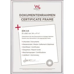 Walther new lifestyle - plastikramme - fotostørrelse 21x29,7 cm (din A4) - sølv