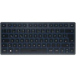 Trådløst tastatur kirsebær mini qwertz jk-7100de-22 blå