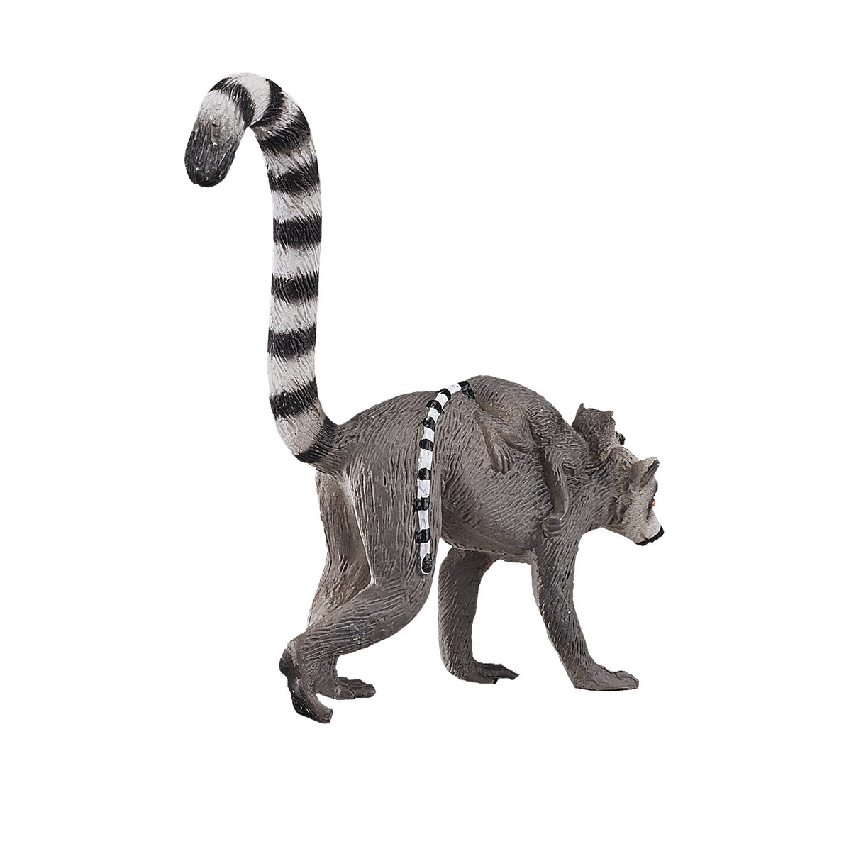 Mojo wildlife ringhalelemur med baby - 387237