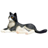 Mojo landbrugsjord liggende kat sort og hvid - 387367