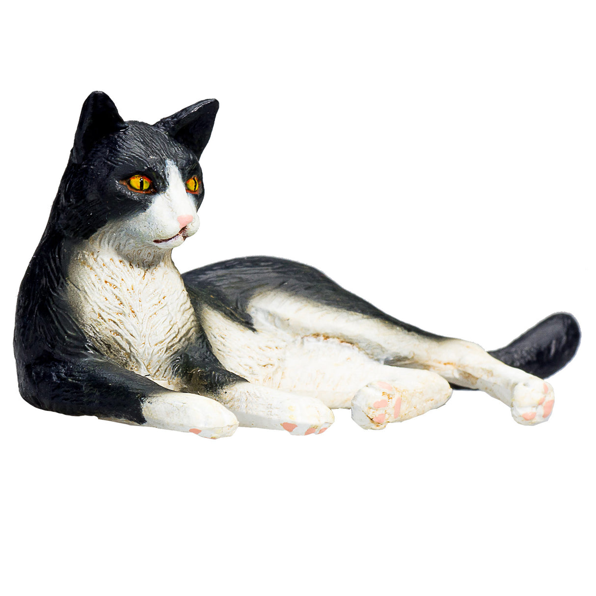 Mojo landbrugsjord liggende kat sort og hvid - 387367