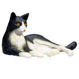 Mojo landbrugsjord liggende kat sort og hvid - 387367