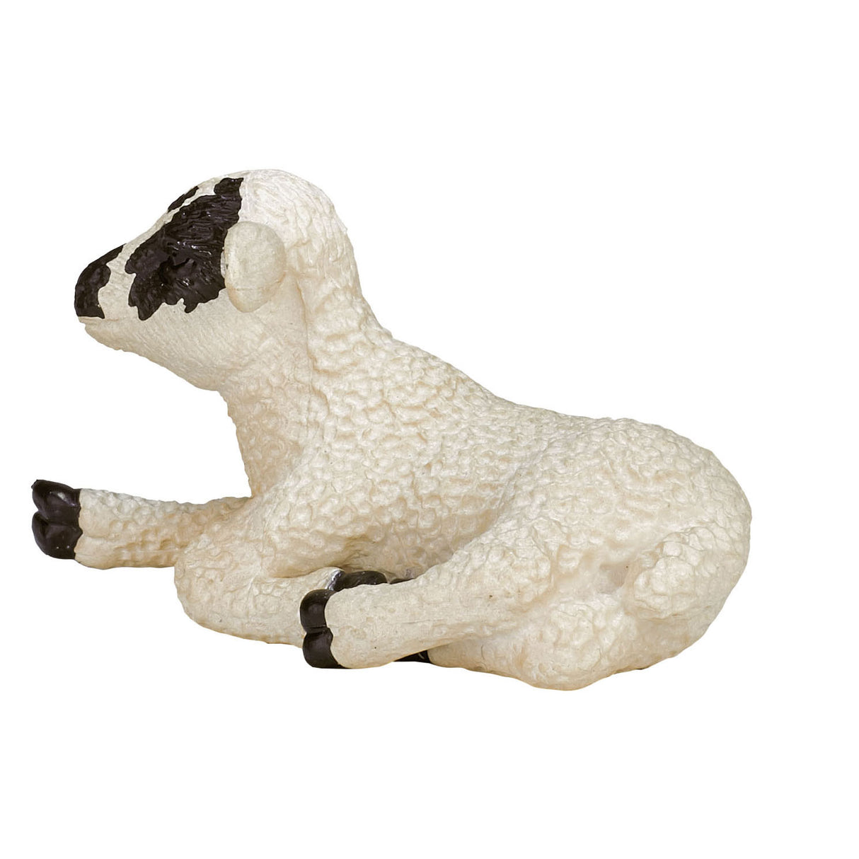 Mojo landbrugsjord lam hvid sort liggende - 387060