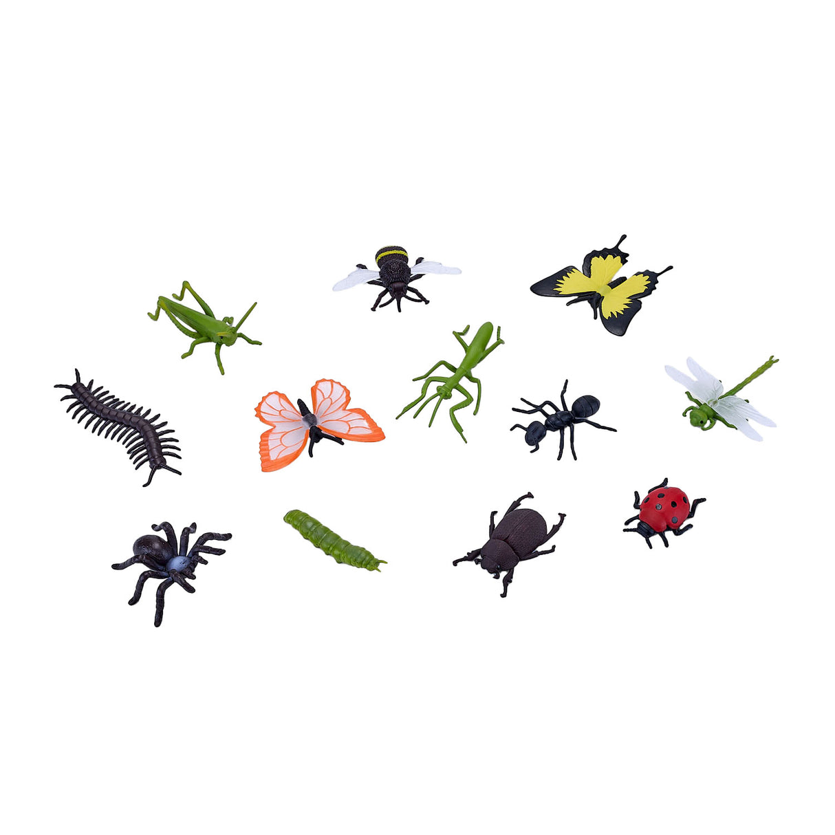 Mojo Wildlife Mini Insekter og edderkopper, 12dlg. - 380058