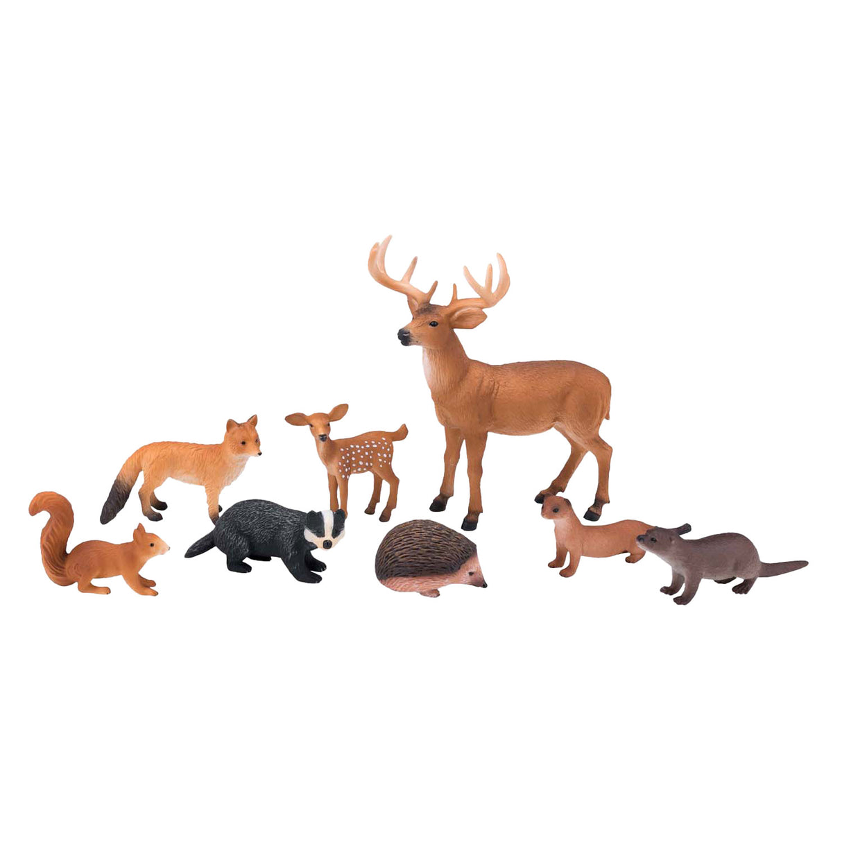 Mojo Wildlife Forest Play Set, 8 stykker. - 380027