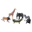 Mojo Wildlife Wild Animal Safari Play Set, 6 stykker. - 380026