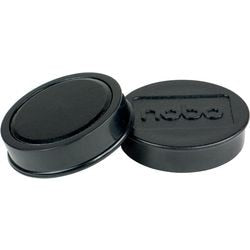 Nobo magnetiske tavlemagneter - pakke med 10 - 38 mm magneter - sorte
