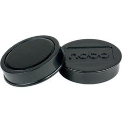 Nobo magnetiske tavlemagneter - pakke med 10 - 38 mm magneter - sorte