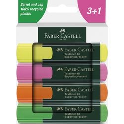 Teksttusch faber-castell 254844 flerfarvet 5 mm
