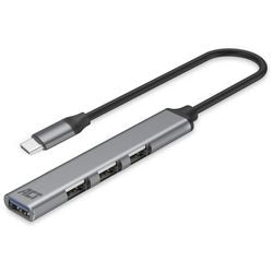 ACT Connectivity USB-C Hub, 3x USB-A 2.0 og 1x USB-A 3.0