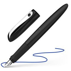 Schneider brevpapir schneider fyldepen - bølget - sort - nib m - s-162131