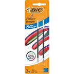 Balpen-navulling bic 4 colours blauw 2 stuks