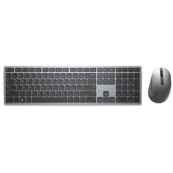 Dell premier trådløst tastatur og mus til flere enheder - km7321w skrivebordssæt (grå, us-layout (qwerty), 100 %, bluetooth 5.0, dpi: 1000 - 4000)
