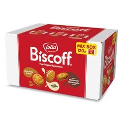 Lotus biscoff sandwich cookie mix box (120 stykker)