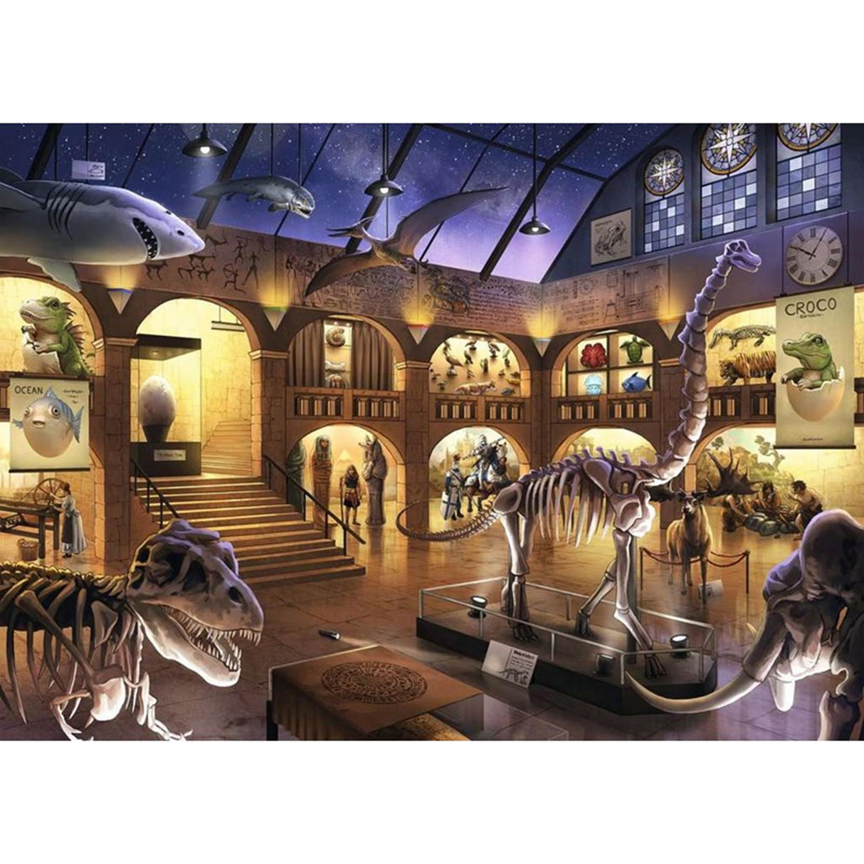 Ravensburger flugt puslespil børn - museum