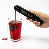 Westmark lækagetermometer, uden batterier, med temperaturlåseknap, rustfrit stål plast, øko, sølv sort rød, 12962260