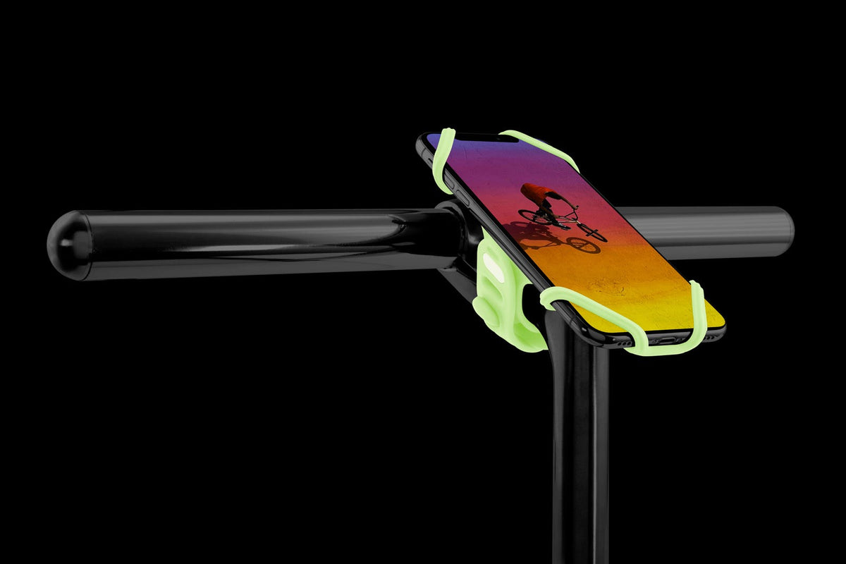 Bonecollection smartphoneholder bike tie pro2 glød i mørket