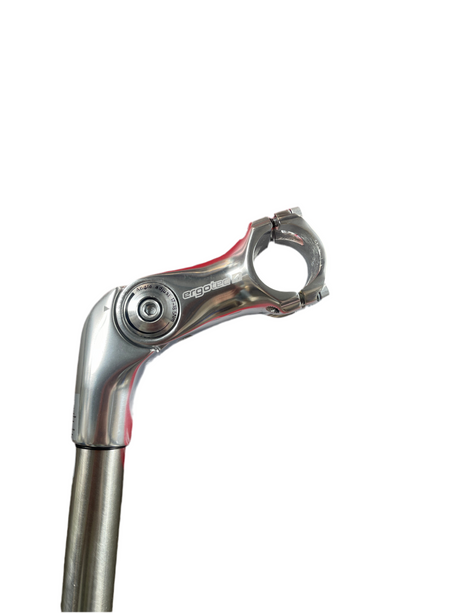 ERGOTEC STEM OCTOPUS 2 Justerbar Ø25.4 300x90 31,8 mm sølv