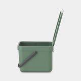 Brabantia sort go affaldsspand 6l grøn