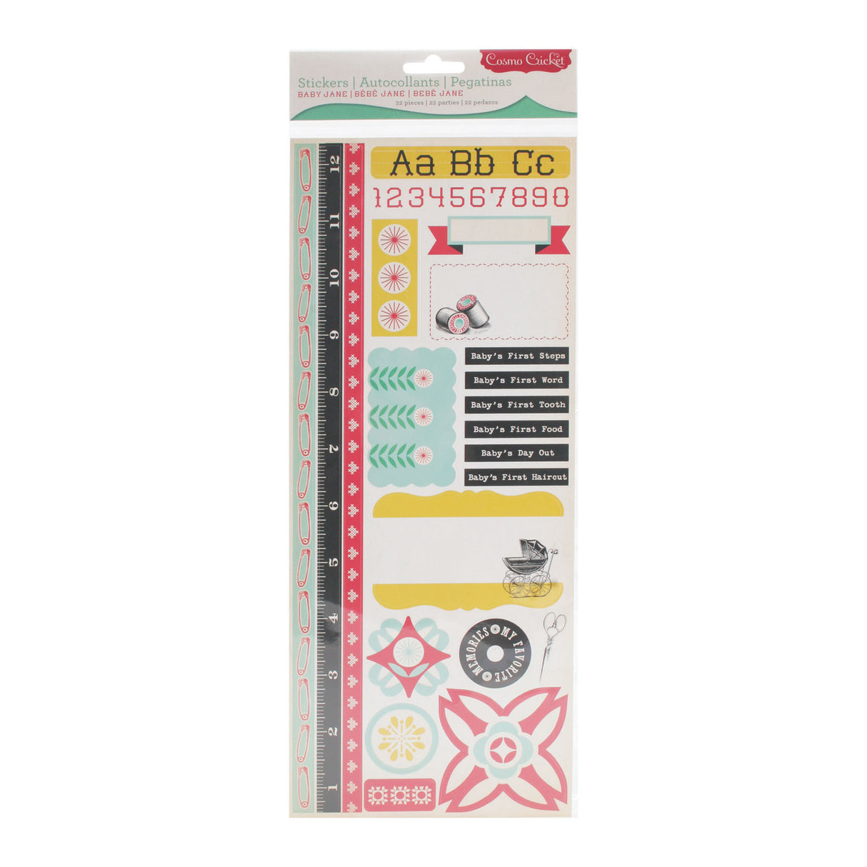 Cosmo cricket • baby jane cardstock stickers 22stk
