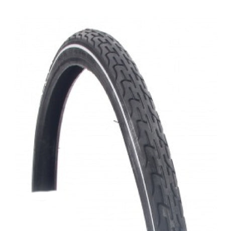 Dæk 28 sp. delikatesse sort + hvid trim 37-622