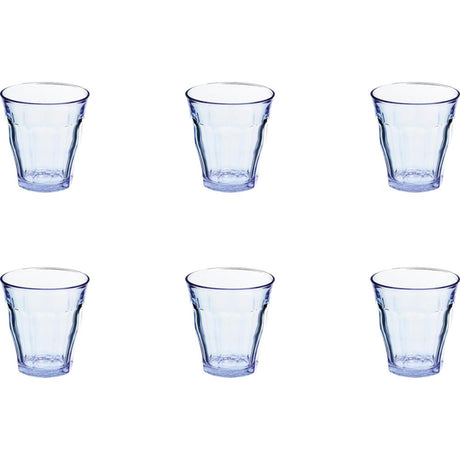 Duralex glas Picardie blå 200ml 6 stk