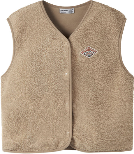 Name it - nkmowe sl nreg teddy vest - jongens - vesten 146 152