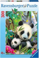 Ravensburger puslespil kære panda - puslespil - 300 brikker