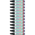 Permanent markør artline 100 ultra 7,5-12mm sort skrå miljøvenlig