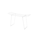 Brabantia hangon too tørrestativ - 18 m - foldbar vaskestativ - hvid