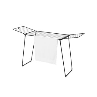 Brabantia hangon too tørrestativ - 22 m - foldbar vaskestativ - ekstra høj - mat sort