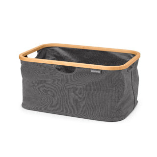 Brabantia vasketøjskurv - foldbar - 40 l - pebersort
