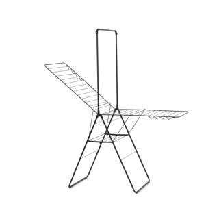 Brabantia hangon tørrestativ 25m med sort stålstang