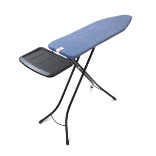 Brabantia strygebræt m 124x38cm denimblå med dampholder