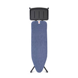 Brabantia strygebræt m 124x38cm denimblå med dampholder
