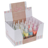 Deco Glitter i flaske, 24 flasker (4x6 farver)