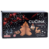 La cucina 3D julekageudstikkersæt, 8 stk.
