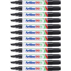 Permanent markør artline 90 ultra 2-5 mm sort mejselspids