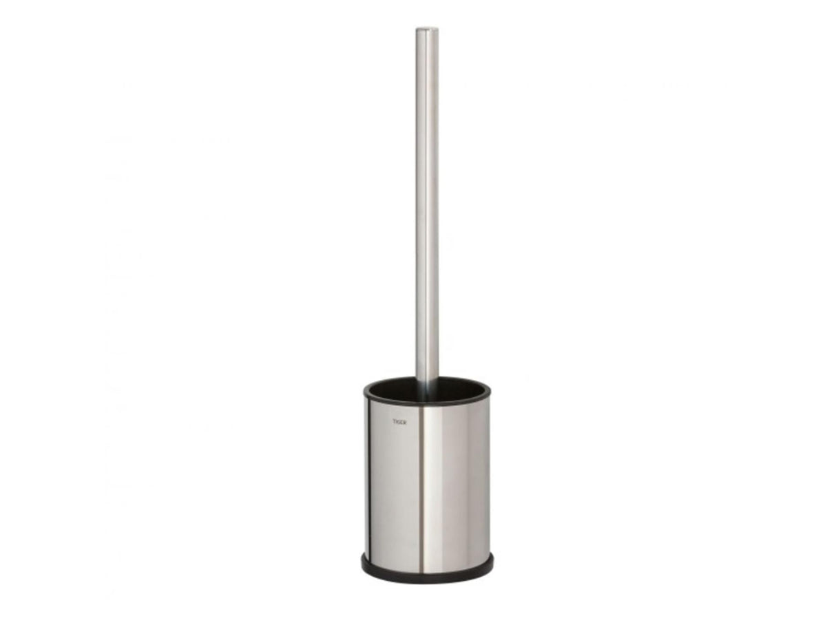 Tiger colar toiletbørstesæt fritstående rustfrit stål poleret 93x384x93mm