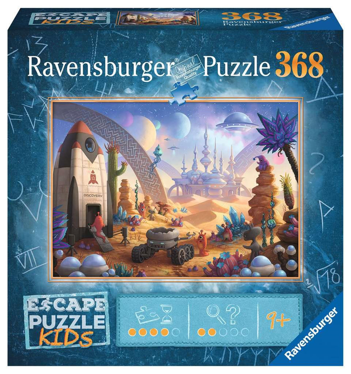 Ravensburger puslespil escape kids rummission 368 brikker