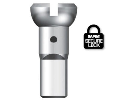 Sapim nippel nippel 14 secure lock zilver werkplaats (500)
