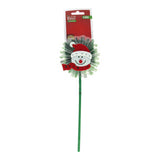 Julestik med julefigur LED