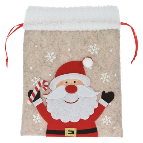 Koopman filtpose Julefigur gavepose Jul multifarver 26x21 cm.