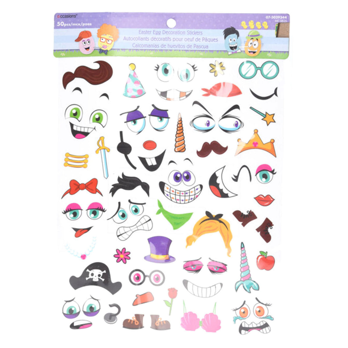 Påskeæg dekoration stickers